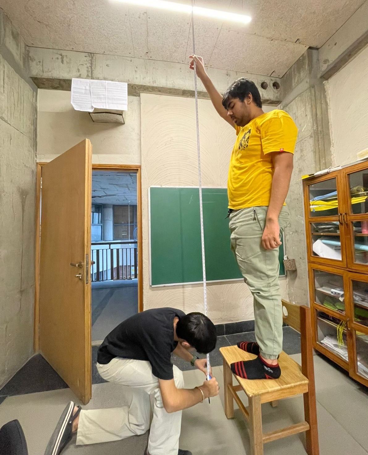 Learners at work on the air purifier, from the article ‘Do It Yourself Air Purifier’