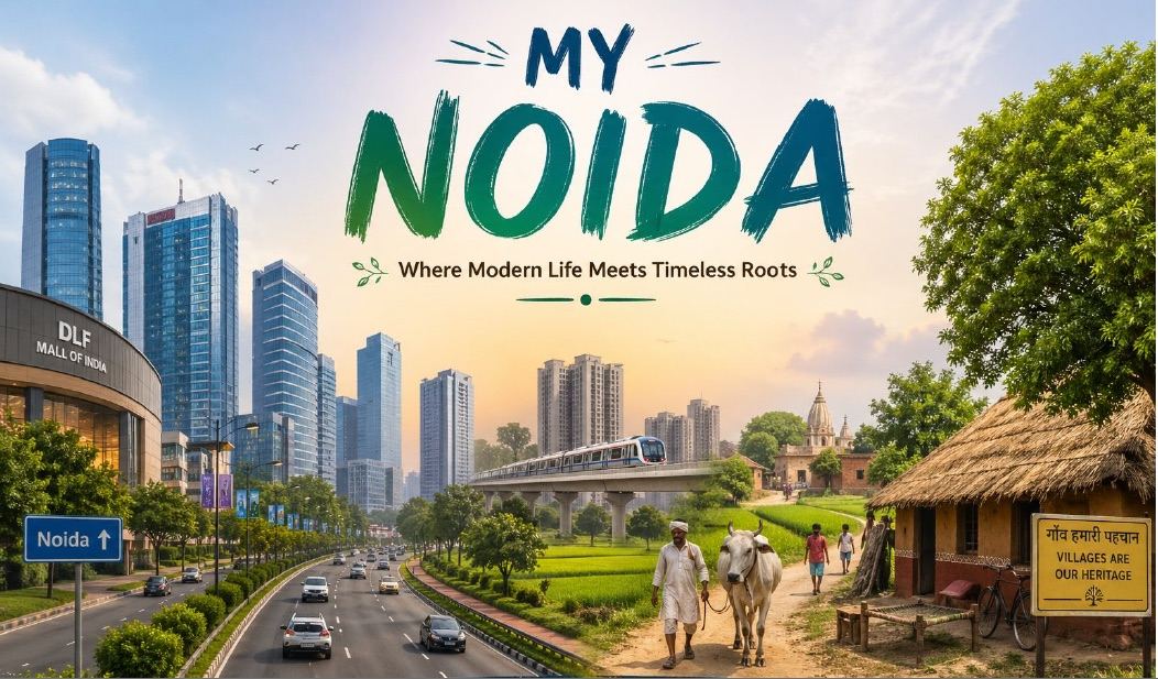 ‘My Noida’ — the cover of ‘Looking Beyond the Malls’