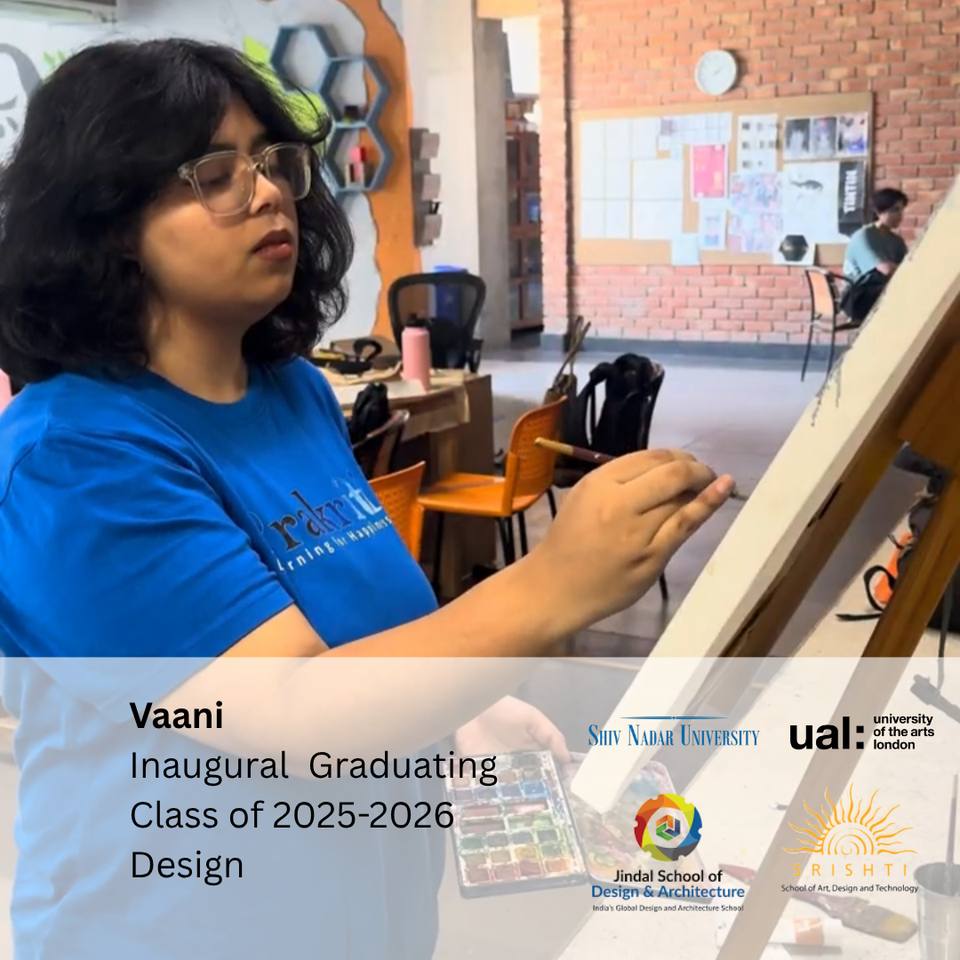 Vaani — inaugural graduating class 2025–26, Design