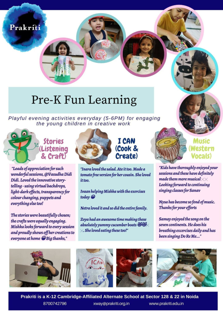 Pre-K Fun Learning Programme - Prakriti